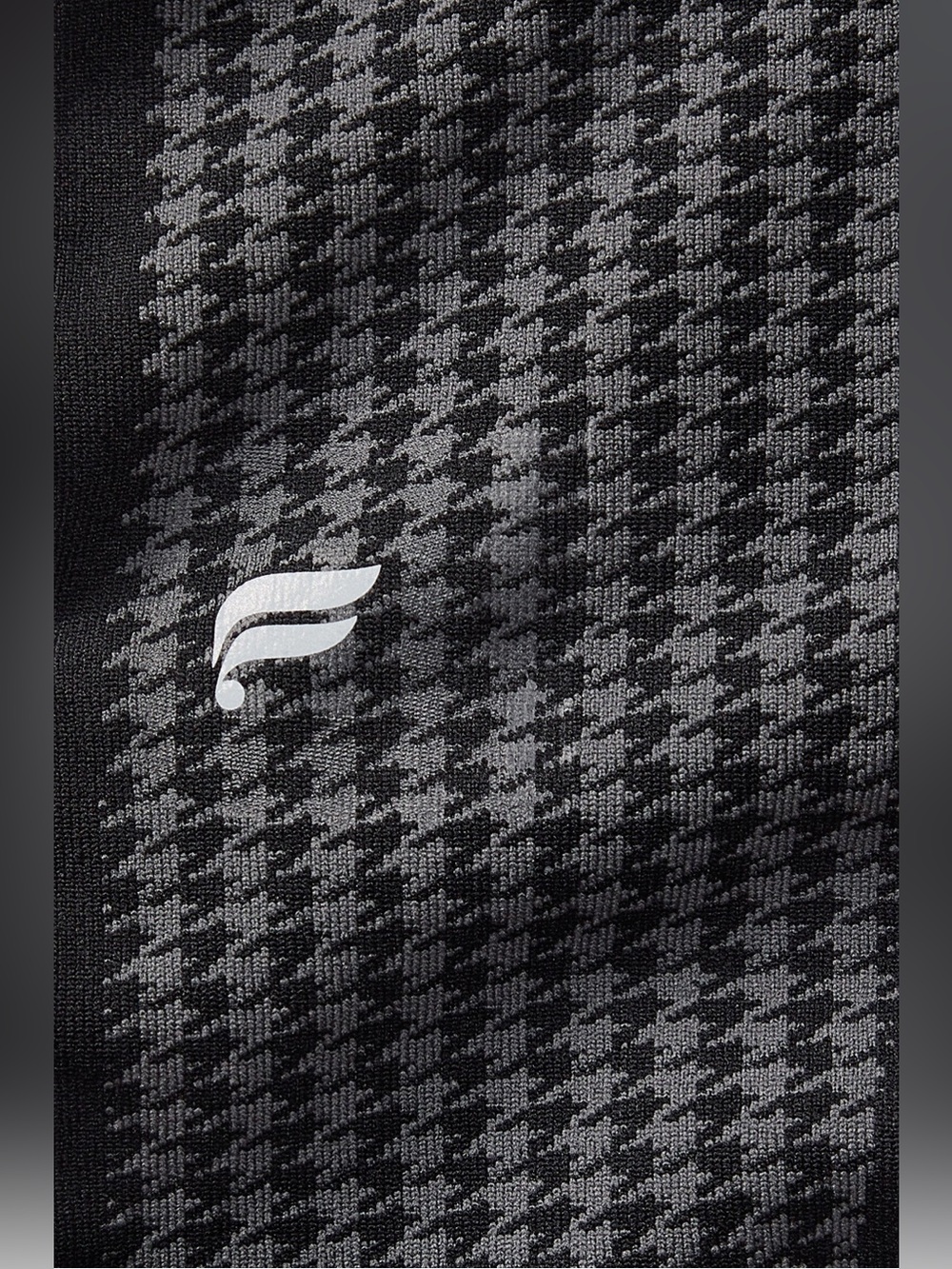 Fabletics Black Houndstooth Seamless High-Waist Leggings - Picture 5 of 11